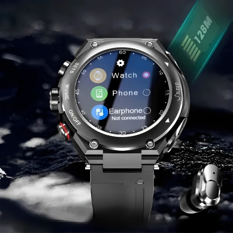 Jleepstore™ Sports Smartwatch with Wireless Earphones
